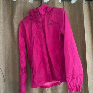 Pink north face jacket